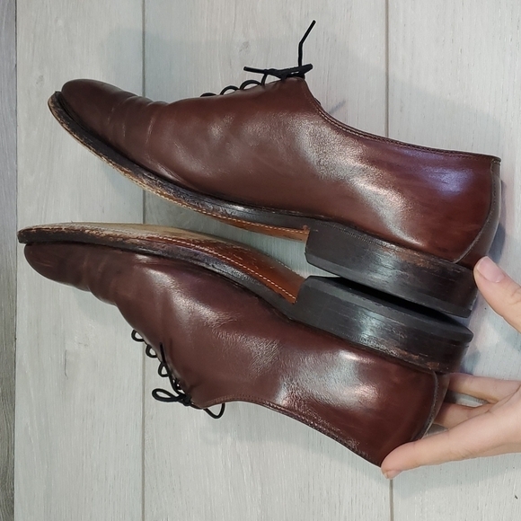 Allen edmonds Austin 30713 Mens Dress Oxford Slip on shoes sz 8.5C - Picture 10 of 14